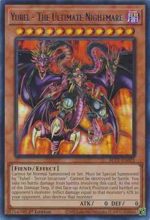 Yubel - The Ultimate Nightmare - Silver - BLC1-EN029 - Ultra Rare - 1st Edition