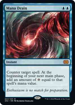 MTG Mana Drain マジックザギャザリング Mana Drain [57] [Double Masters 2022] [Non-Foil] – Face to Face Games