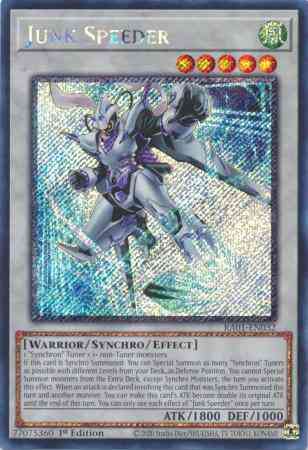 Junk Speeder - RA01-EN032 - Platinum Secret Rare - 1st Edition