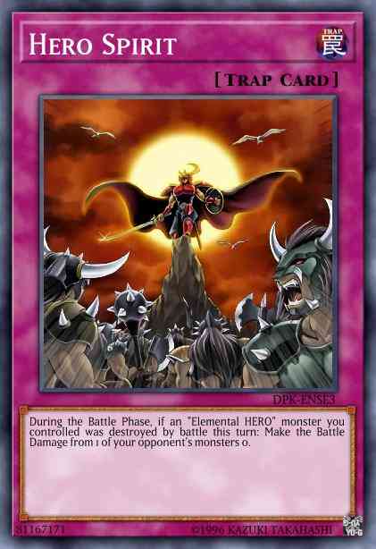 Hero Spirit - DPK-ENSE3 - Secret Rare - Limited