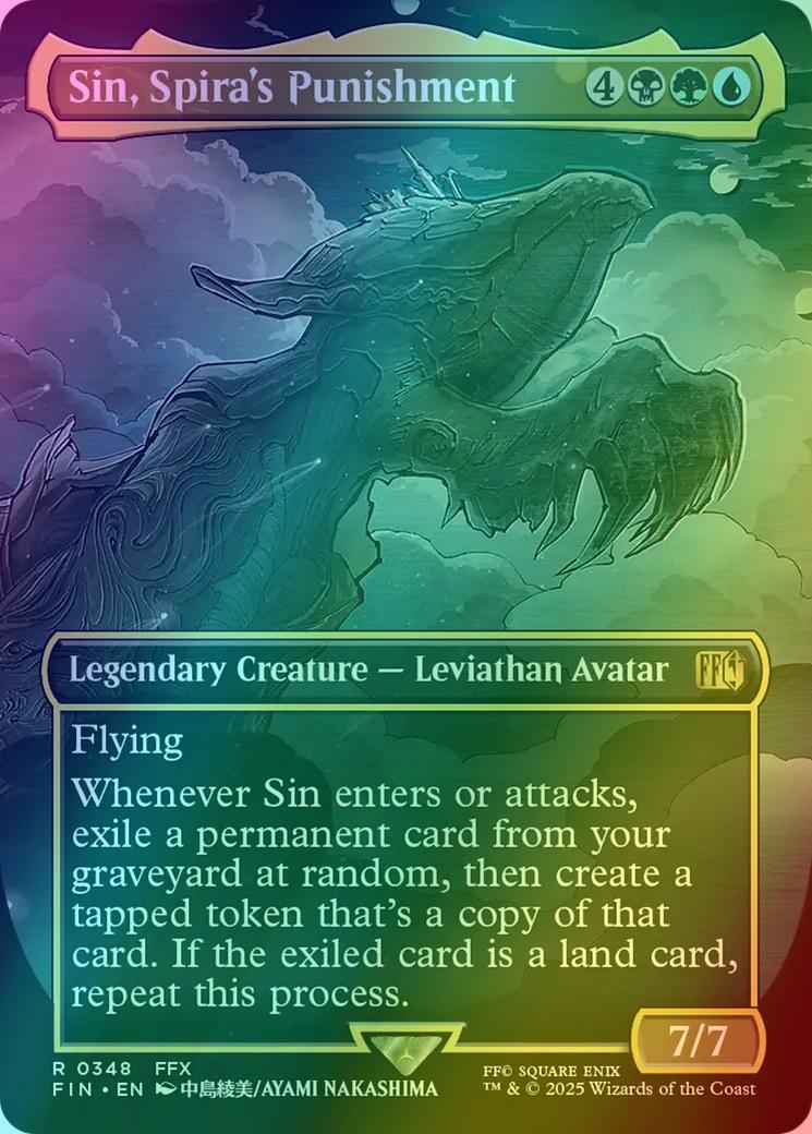 final fantasy mtg sin Sin, Spira's Punishment [348] [Borderless] [FINAL FANTASY] [Foil] – Face to  Face Games