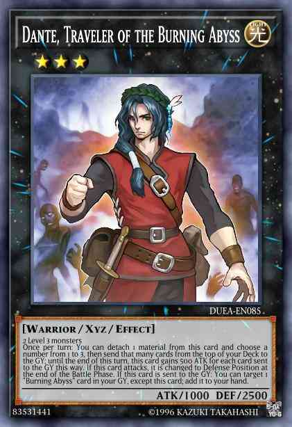 Dante, Traveler of the Burning Abyss - LEHD-ENC39 - Common - 1st Edition