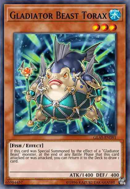 Gladiator Beast Torax - GLAS-EN081 - Ultimate Rare - 1st Edition