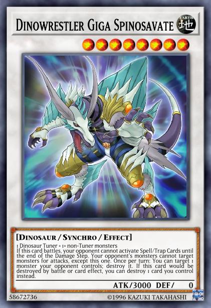 Dinowrestler Giga Spinosavate - DANE-EN034 - Rare - 1st Edition
