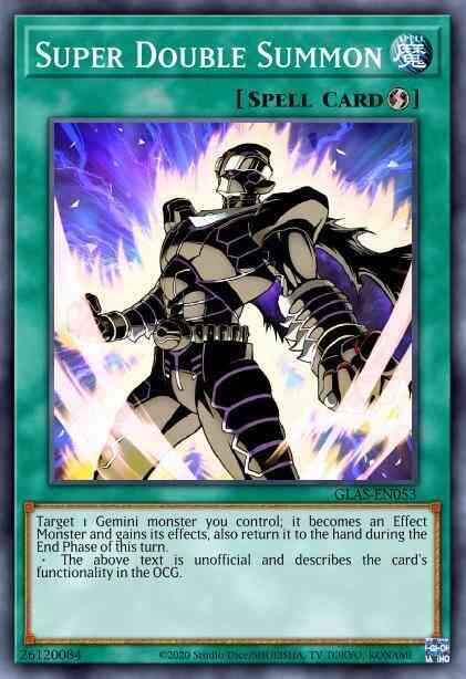Super Double Summon - GLAS-EN053 - Common - Unlimited