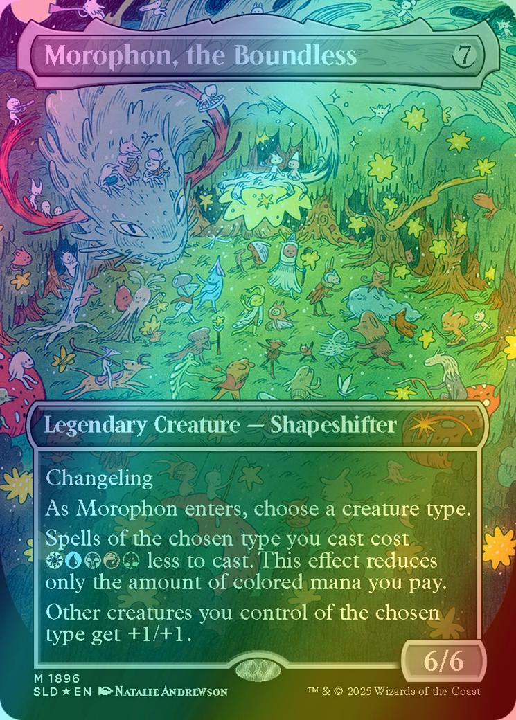 Morophon, the Boundless [1896] [Borderless] [Everyone's Invited] [Secret  Lair Drop] [Foil]  Face to Face Games