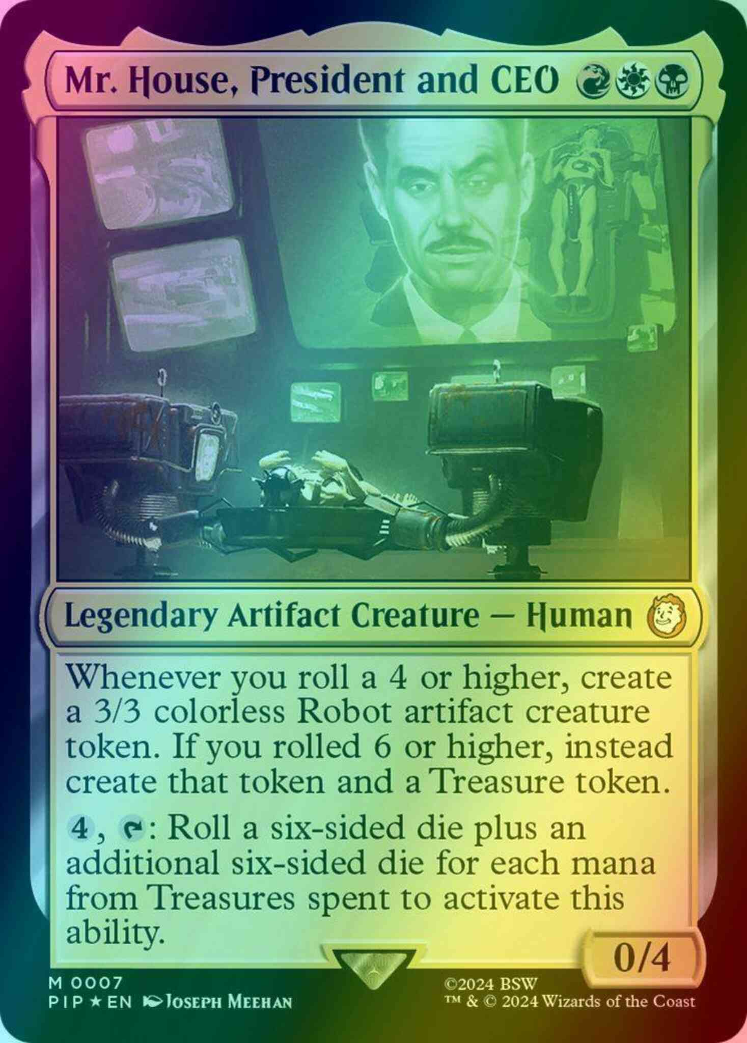 Mr. House, President and CEO [7] [Fallout] [Foil]  Face to Face Games
