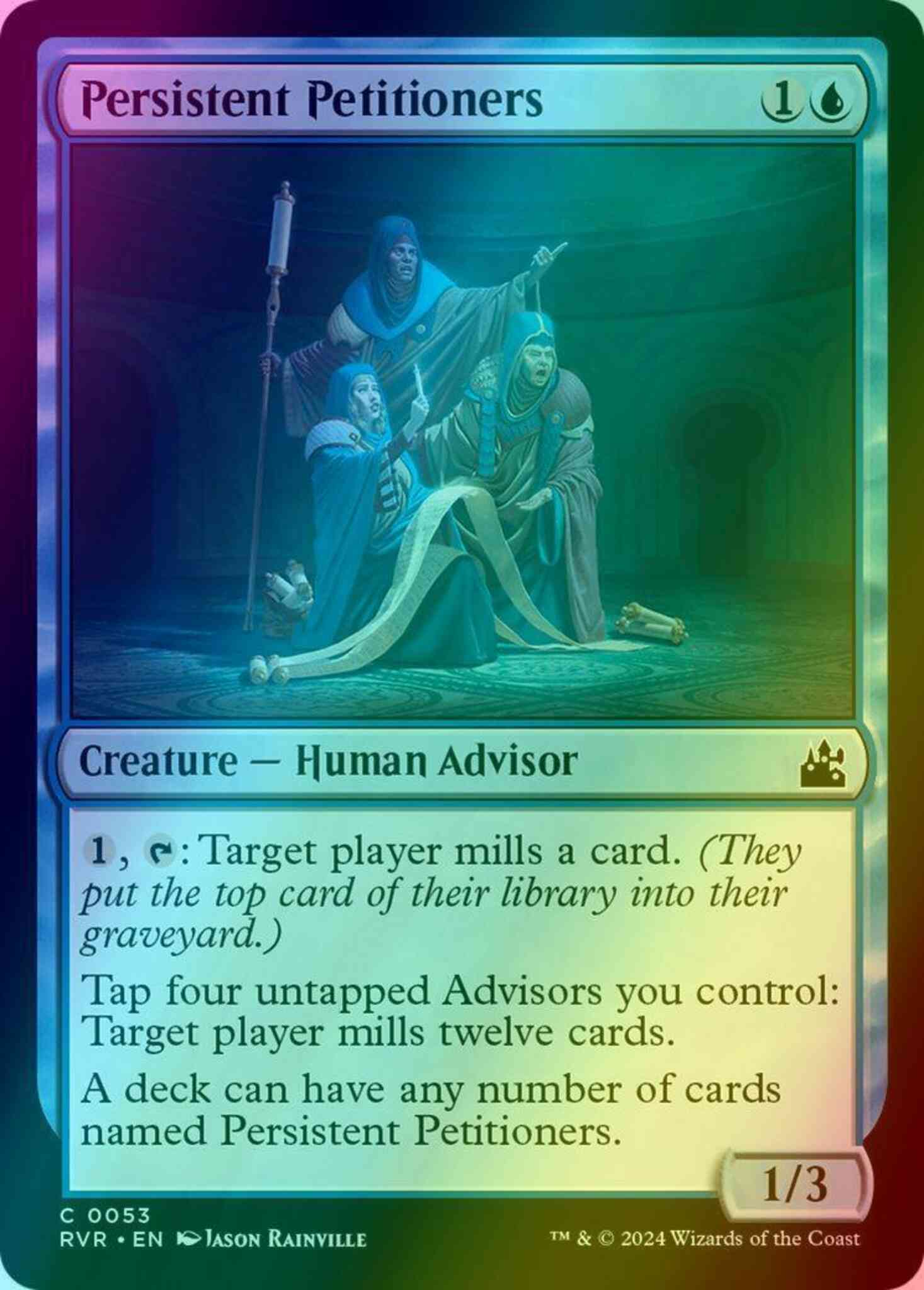 Persistent Petitioners [53] [Ravnica Remastered] [Foil] – Face to Face Games