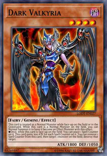 Dark Valkyria - BP01-EN152 - Starfoil Rare - Unlimited