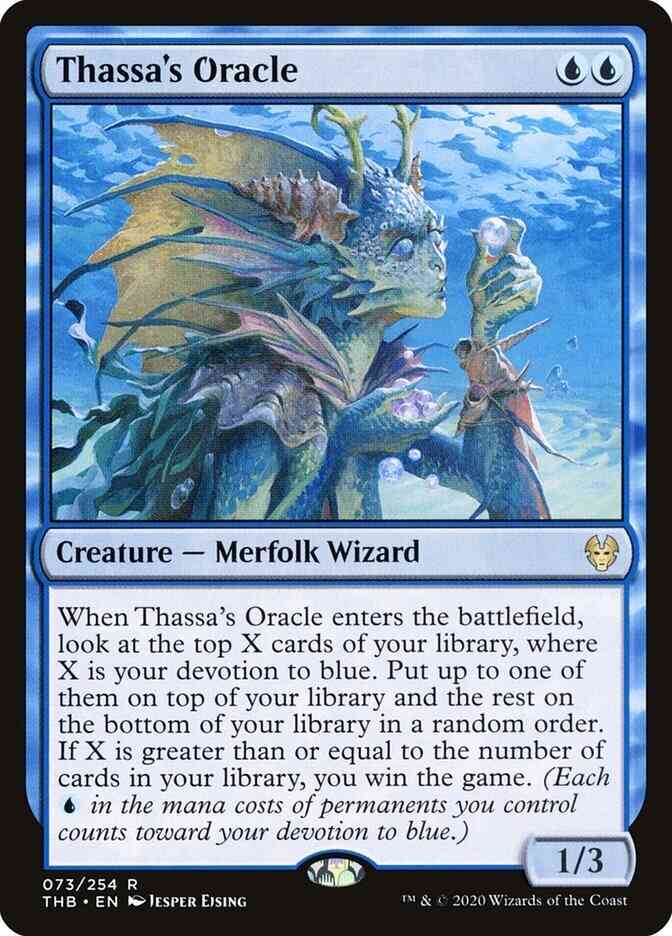 い*か様 タッサの神託者/Thassa's Oracle MTG Non-foi Thassa's Oracle [73] [Theros Beyond Death] [Non-Foil] – Face to