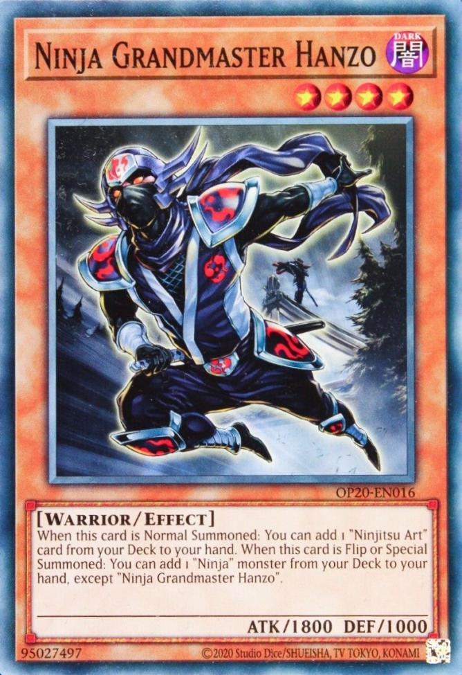 Ninja Grandmaster Hanzo - OP20-EN016 - Common - Unlimited