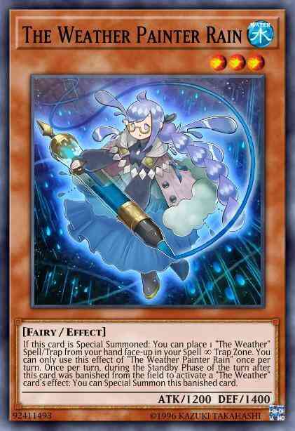 The Weather Painter Rain - SPWA-EN030 - Super Rare - 1st Edition