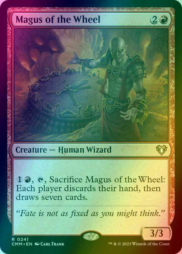 Mtg Commander MTG Magus Of The Wheel - Near Mint - Red Rare Creature From  Commander 2020 Set Commander Deck