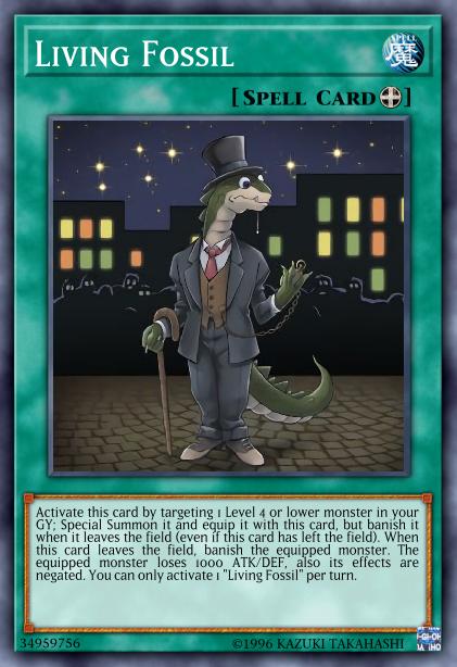 Living Fossil - BLRR-EN015 - Secret Rare - 1st Edition