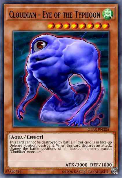 Cloudian - Eye of the Typhoon - GLAS-EN005 - Super Rare - 1st Edition