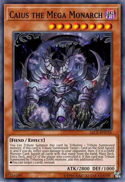 Caius the Mega Monarch - SECE-EN035 - Ultra Rare - 1st Edition