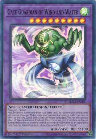 Gate Guardian of Wind and Water - MAZE-EN005 - Super Rare - 1st Edition