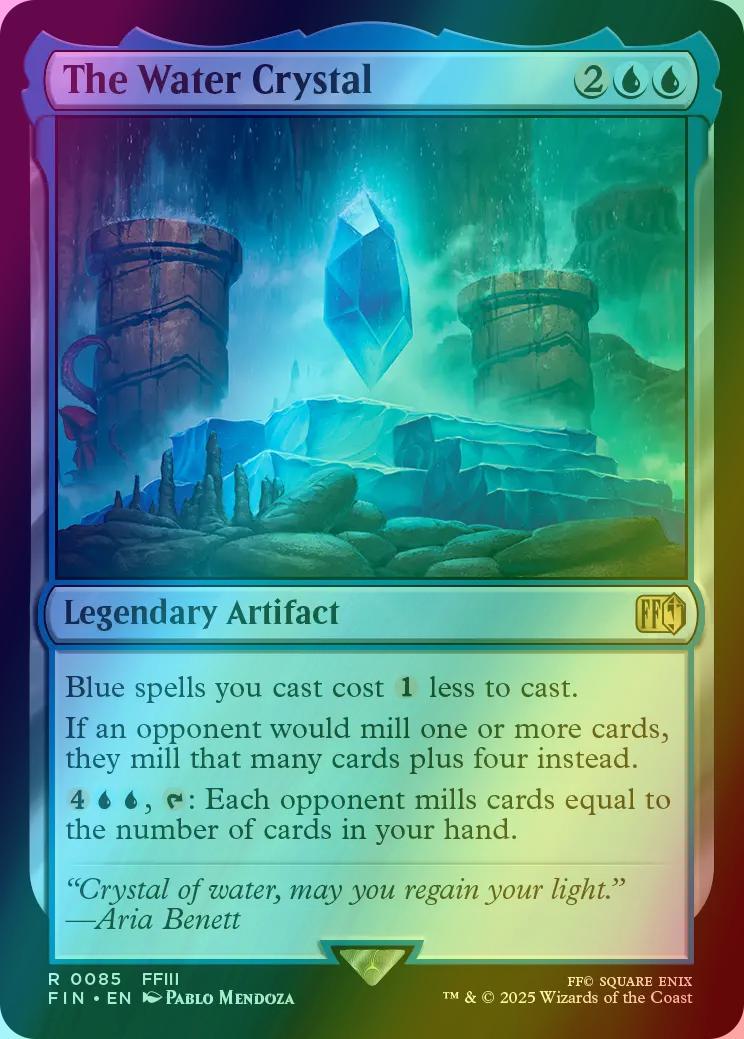 The Water Crystal [85] [FINAL FANTASY] [Foil]  Face to Face Games