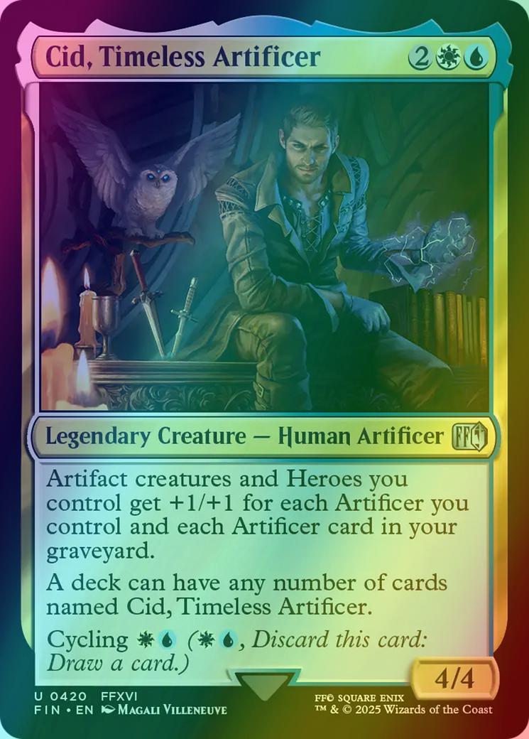 mtg cid final fantasy Cid, Timeless Artificer [420] [FFXVI] [FINAL FANTASY] [Foil] – Face to Face  Games