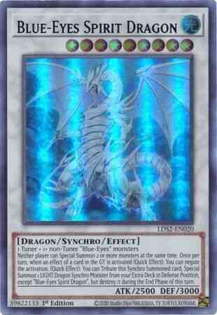 Blue-Eyes Spirit Dragon (Purple) - LDS2-EN020 - Ultra Rare