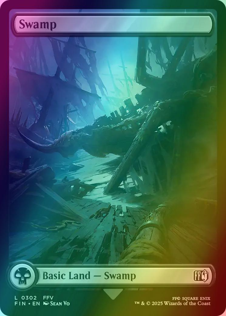 Swamp [302] [Full Art] [FINAL FANTASY] [Foil] – Face to Face Games