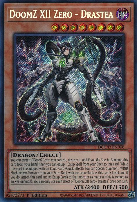 DoomZ XII Zero - Drastea - DOOD-EN008 - Secret Rare - 1st Edition