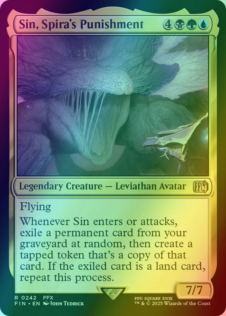 final fantasy mtg sin Sin, Spira's Punishment [242] [FINAL FANTASY] [Foil] – Face to Face Games