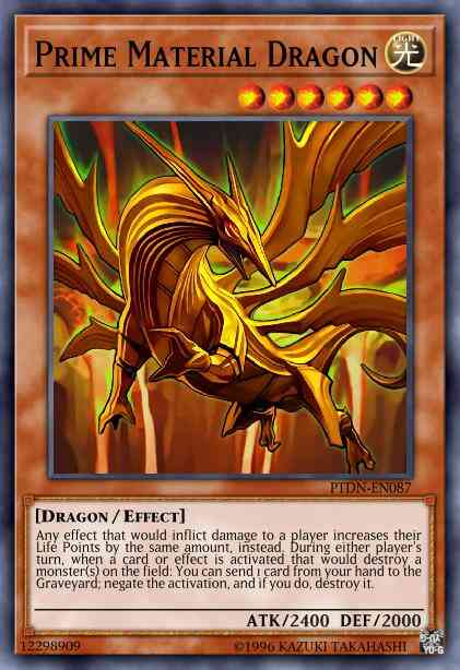 Prime Material Dragon - PTDN-EN087 - Super Rare - Unlimited