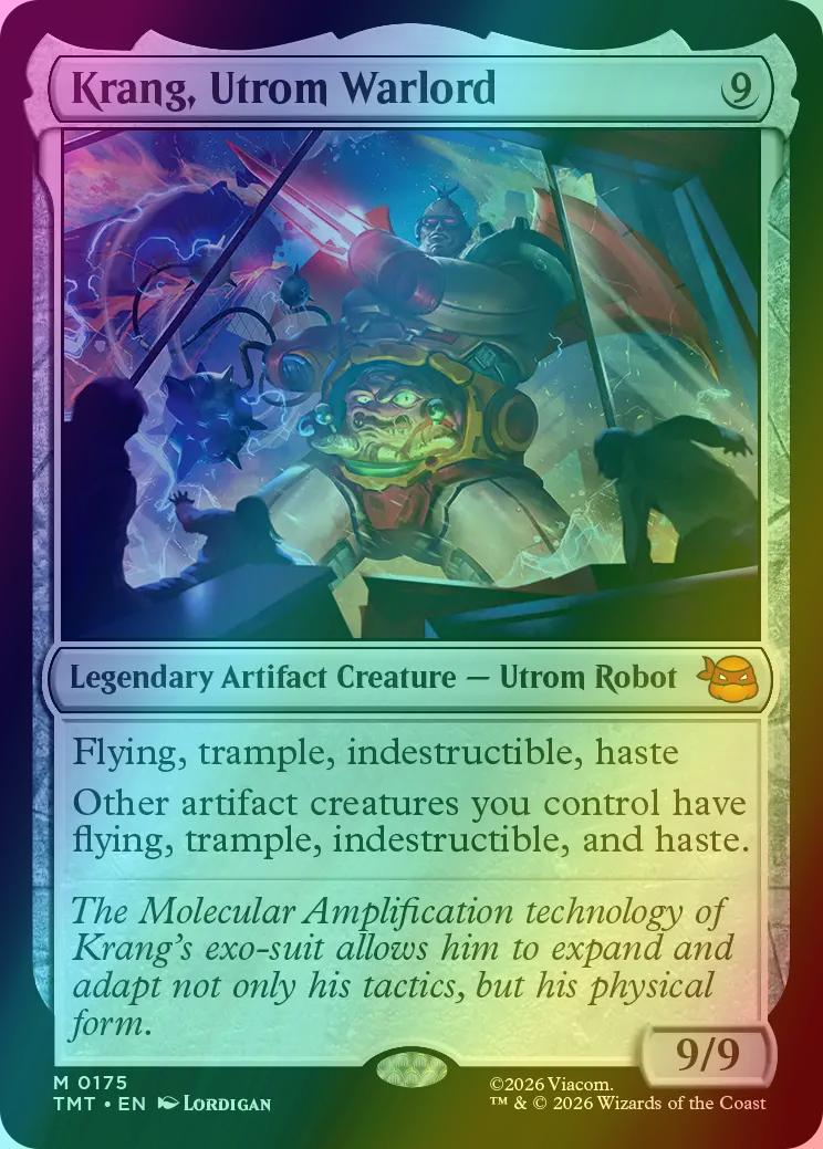Krang, Utrom Warlord [175] [Teenage Mutant Ninja Turtles] [Foil