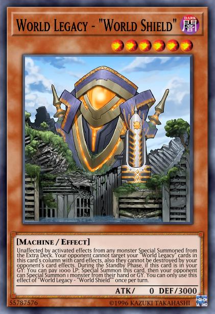 World Legacy - "World Shield" - MP18-EN184 - Common - 1st Edition