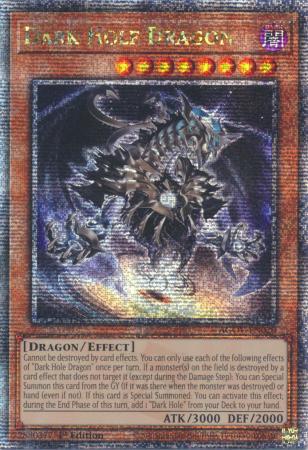 Dark Hole Dragon - AGOV-EN020 - Quarter Century Secret Rare - 1st Edition