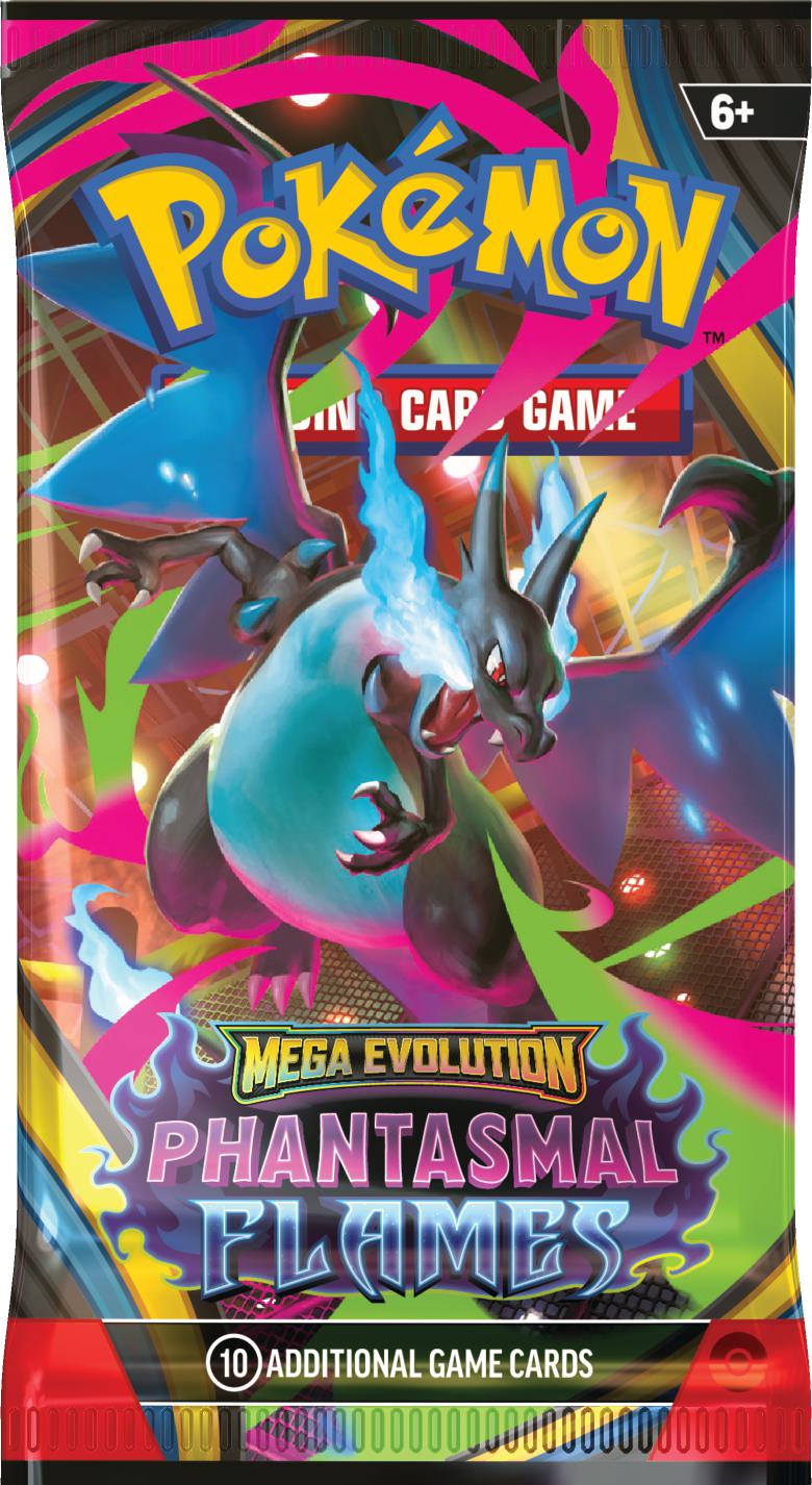 Pokmon TCG: Mega Evolution - Phantasmal Flames - Booster Pack Face to Face Games Pokmon TCG: Mega Evolution - Phantasmal Flames - Booster Pack Face to Face Games