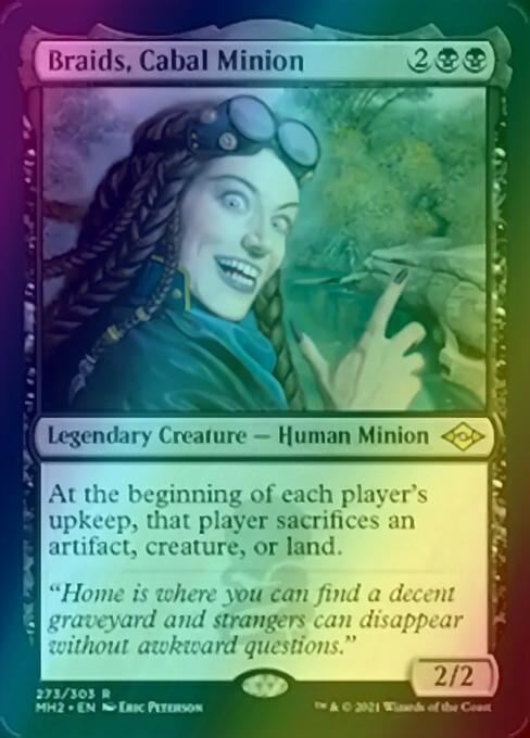 Braids, Cabal Minion [273] [Modern Horizons 2] [Foil] – Face to