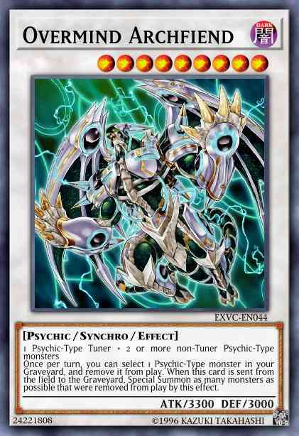 Overmind Archfiend - EXVC-EN044 - Ultimate Rare - 1st Edition