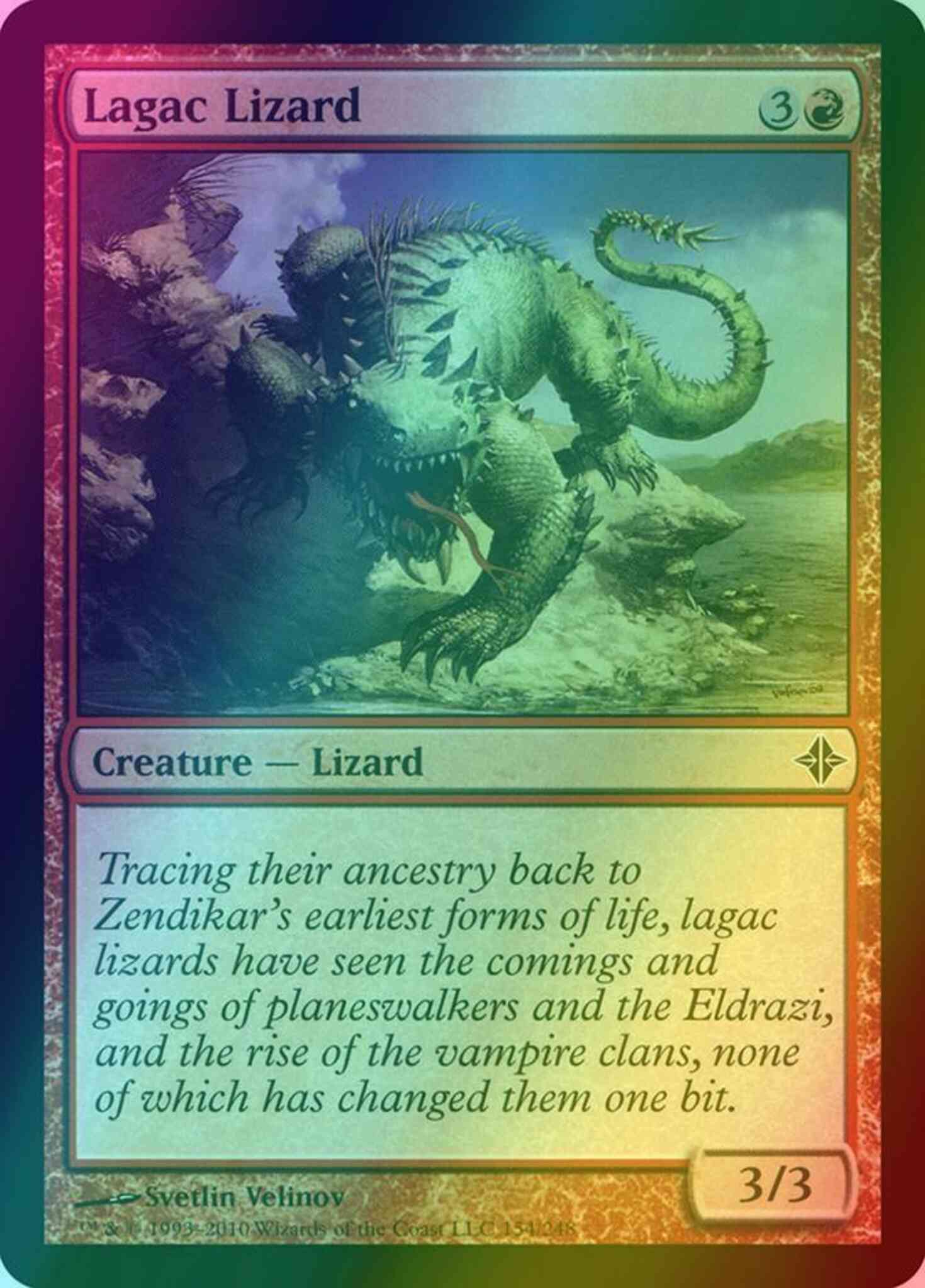 Lagac Lizard [154] [Rise Of The Eldrazi] [Foil] – Face to Face Games