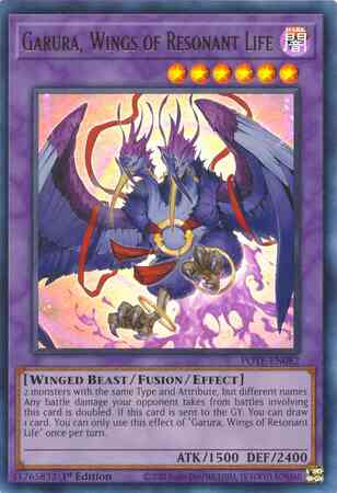 Garura, Wings of Resonant Life - POTE-EN082 - Ultra Rare - Unlimited