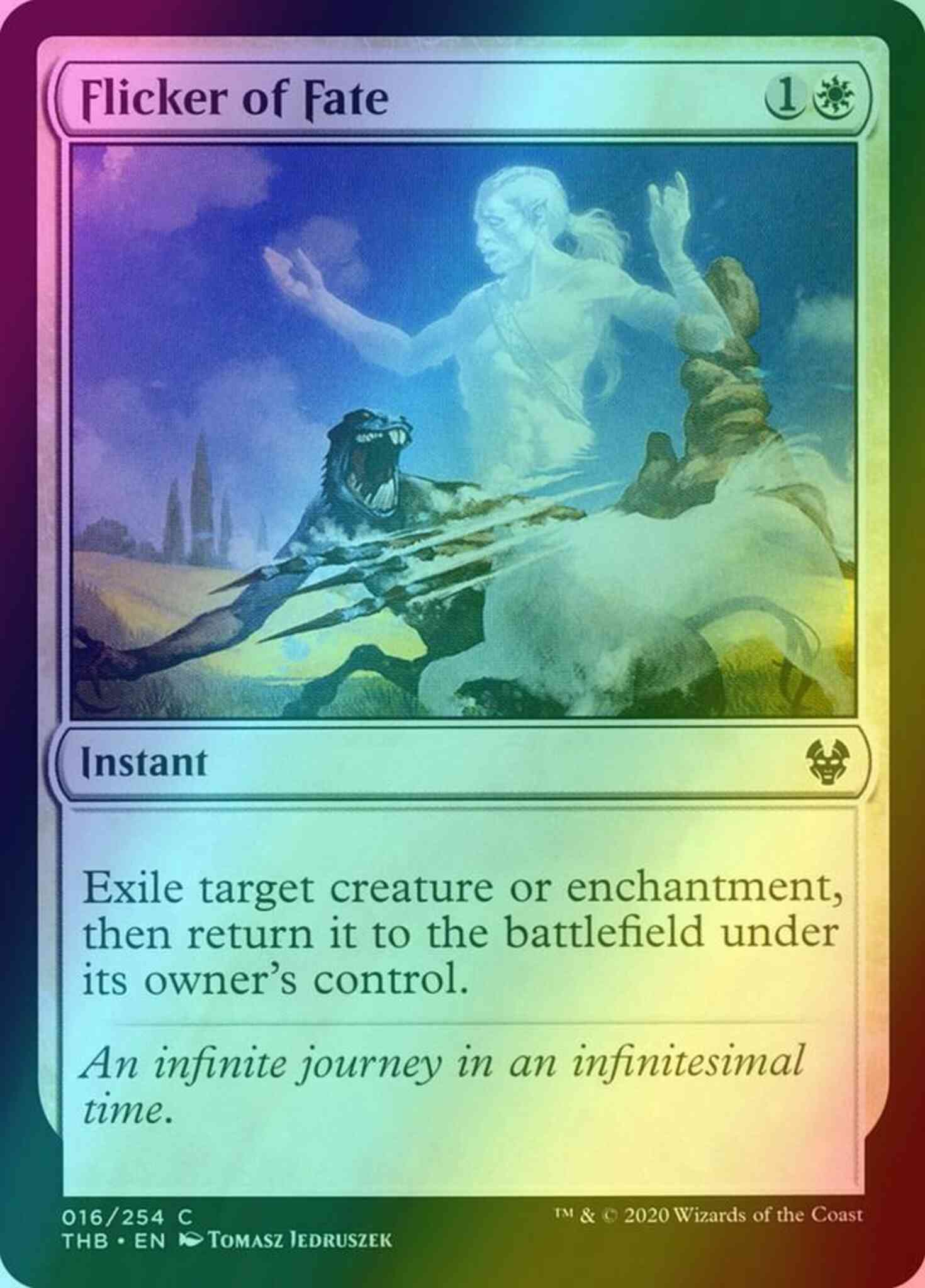 mtg commander dragon precon Flicker of Fate [16] [Theros Beyond Death] [Foil] – Face to Face Games
