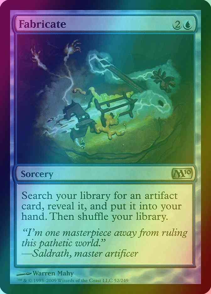 mtg fabricate cards Magic The Gathering - - Magic 2010 then shuffle. Fabricate Mtg Card - Etsy