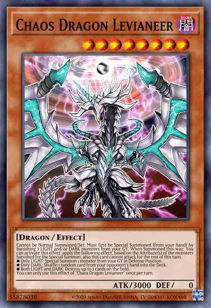 Chaos Dragon Levianeer - SOFU-EN025 - Secret Rare - 1st Edition