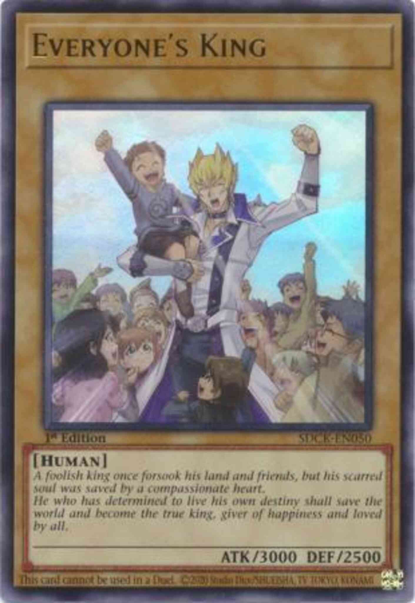 Everyone's King - SDCK-EN050 - Ultra Rare - 1st Edition