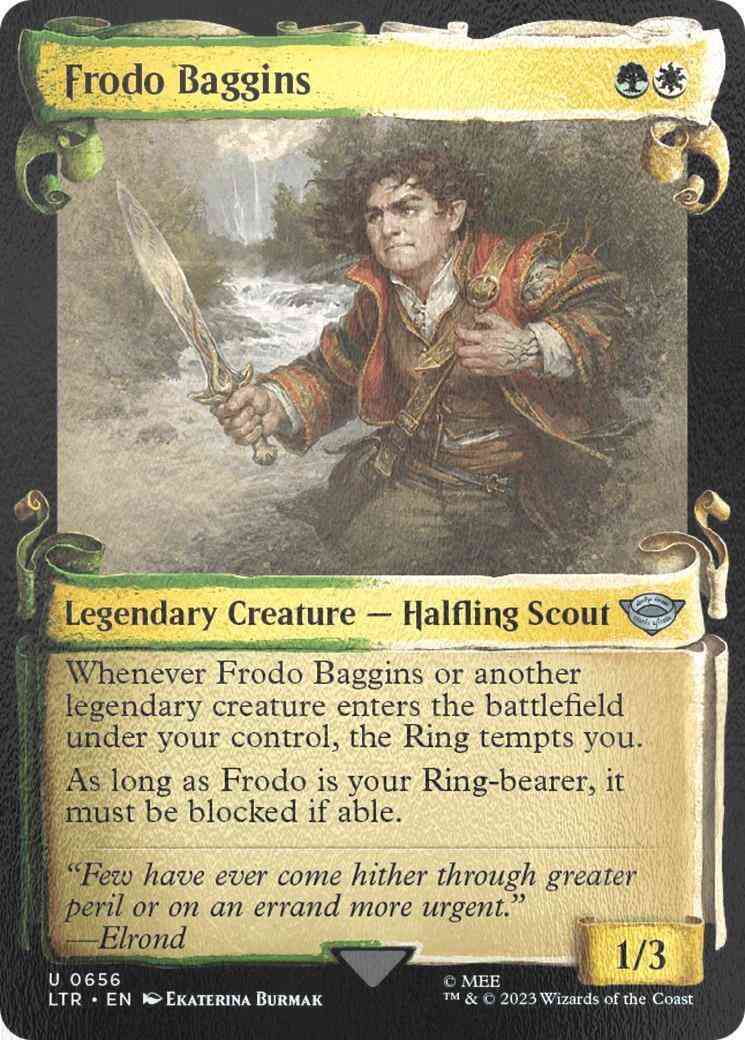 Frodo Baggins [656] [Scrolls Showcase] [The Lord of the Rings: Tales of  Middle-earth] [Silver Foil] – Face to Face Games