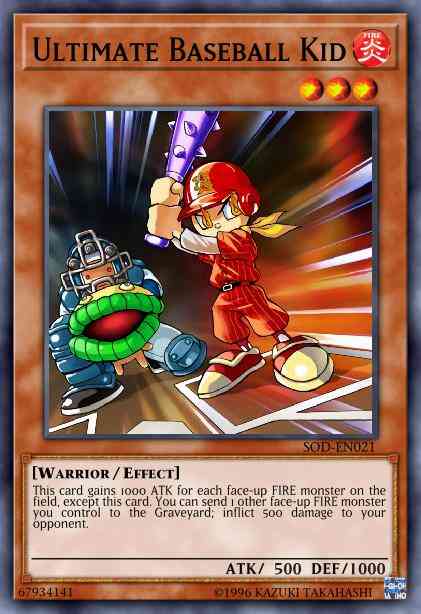 Ultimate Baseball Kid - SOD-EN021 - Common - 1st Edition