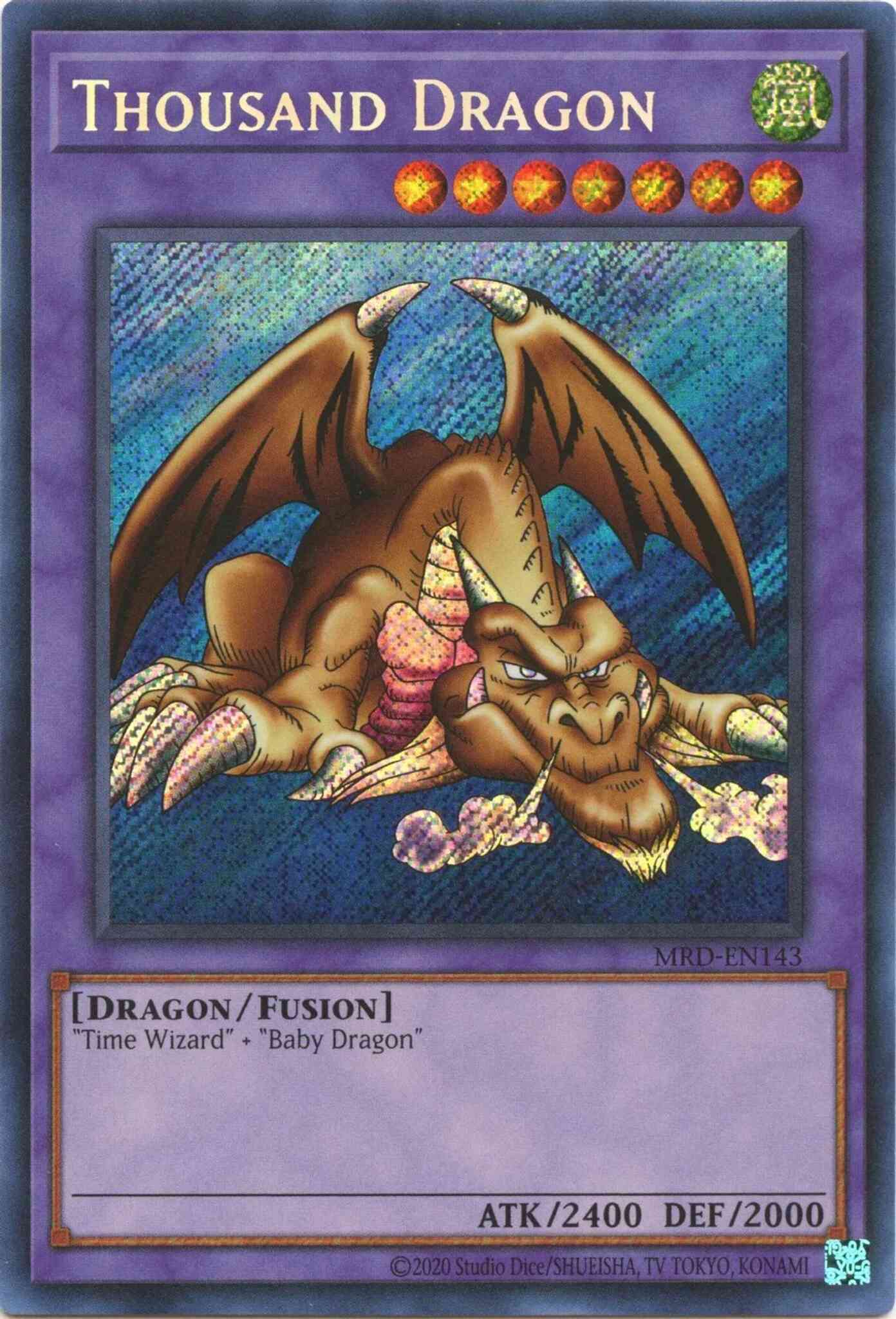 Thousand Dragon - 25th Anniversary - MRD-EN143 - Secret Rare - Unlimited