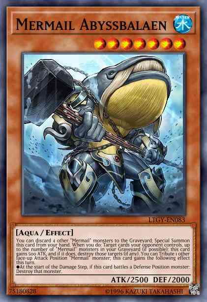 Mermail Abyssbalaen - LTGY-EN083 - Ultra Rare - 1st Edition