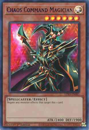 Chaos Command Magician - Blue - LDS3-EN083 - Ultra Rare - 1st Edition