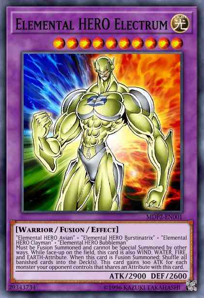 Elemental HERO Electrum - MDP2-EN001 - Rare - Limited