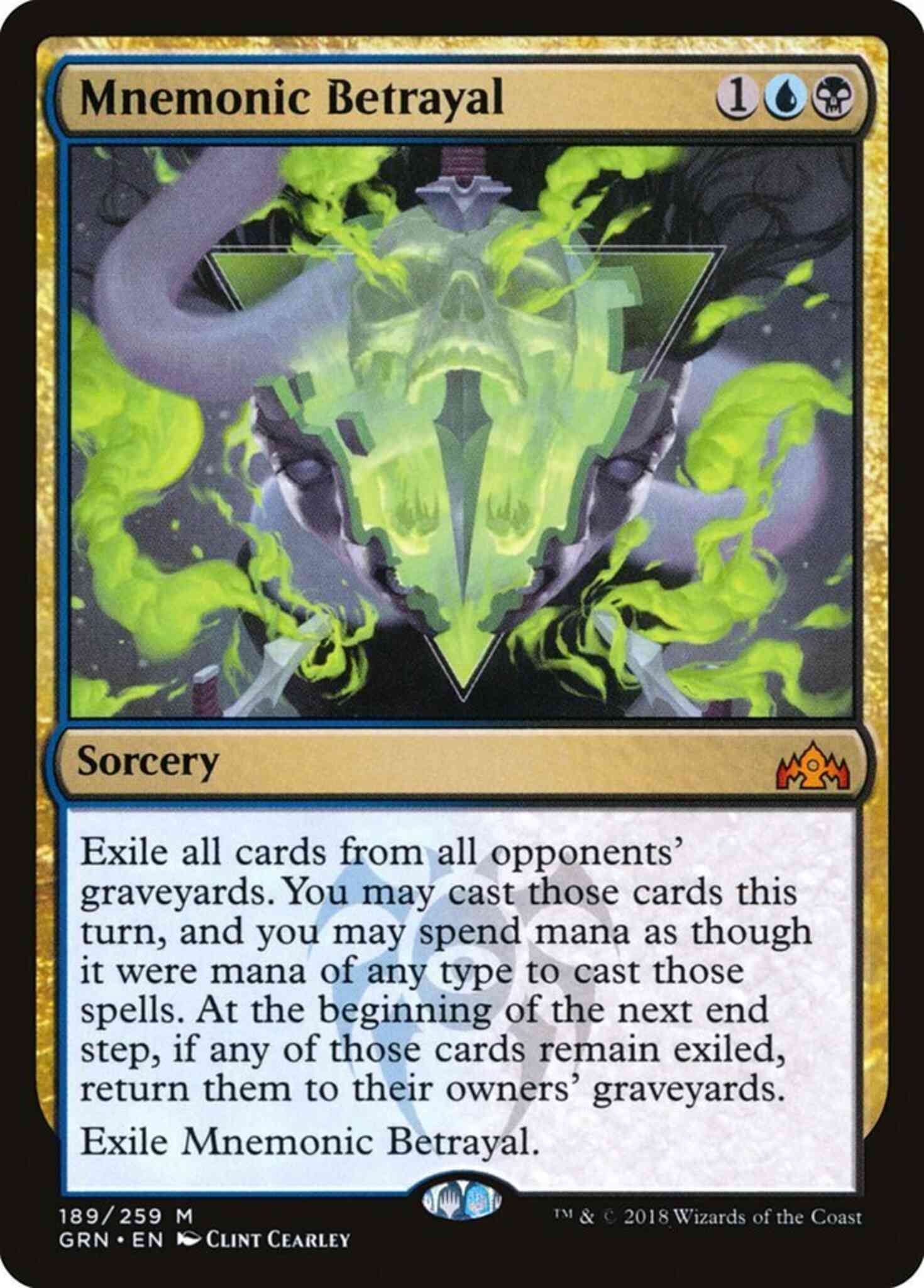 Mnemonic Betrayal [189] [Guilds of Ravnica] [Non-Foil] – Face to