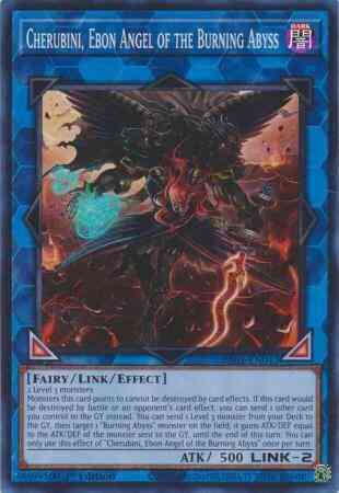 Cherubini, Ebon Angel of the Burning Abyss - RA01-EN042 - Super Rare - 1st Edition