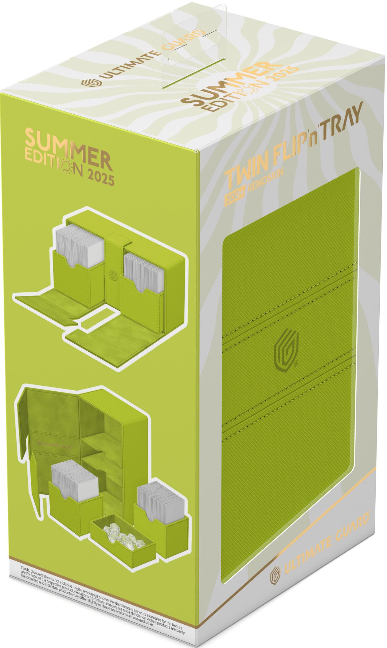 Ultimate Guard Twin Flip'n'Tray Xenoskin Deck Case - 200+ - Summer