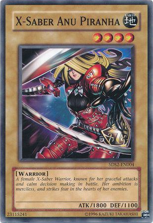X-Saber Anu Piranha - 5DS2-EN004 - Common - Unlimited